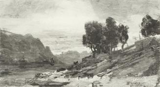 Tina Blau, Am Gardasee, 1902, Öl, unbekannter Verbleib