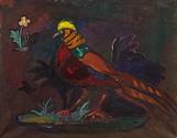 Alfred Wickenburg, Goldfasan, 1911/1913, Öl auf Leinwand, 49 x 63,5 cm, Belvedere, Wien, Inv.-N ...