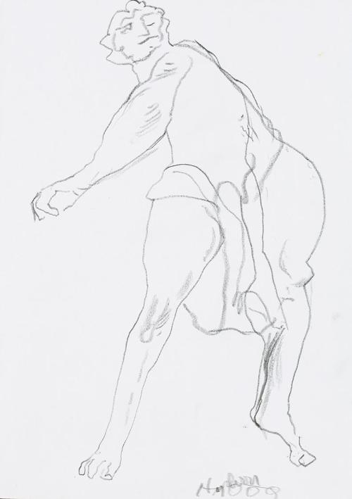 Kurt Hüpfner, Ohne Titel, 2009, Bleistift auf Papier, 29,7 × 21 cm, Privatbesitz, Wien, Inv.-Nr ...