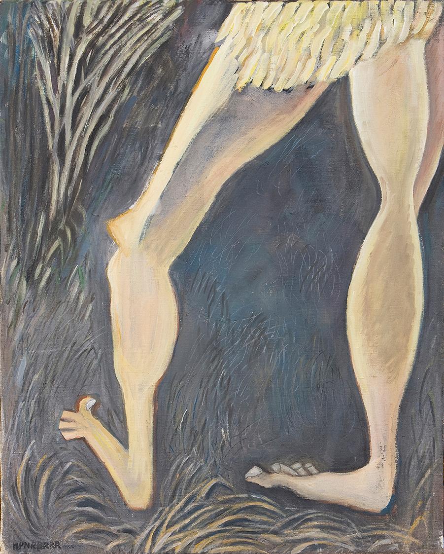 Kurt Hüpfner, Hochsommer, 1993, Acryl auf Leinwand, 55,5 × 45 cm, Privatbesitz, Wien