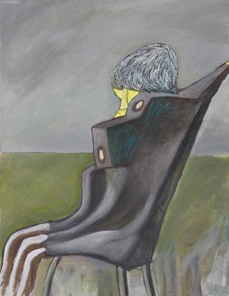 Kurt Hüpfner, Schwiegermutter, 1998, Acryl auf Leinwand, 70 × 54 cm, Privatbesitz, Wien